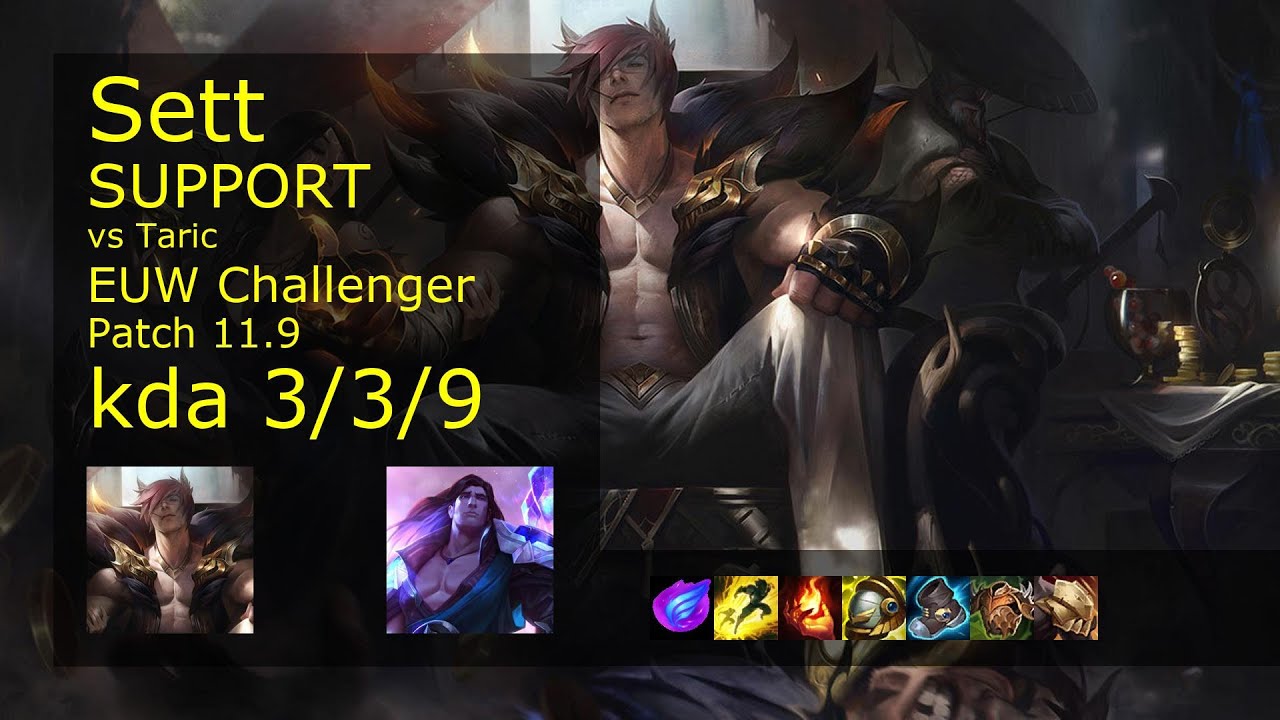 Sett Support & Miss Fortune vs Taric & Varus - EUW Challenger 3/3/9 Patch 11.9 Gameplay
