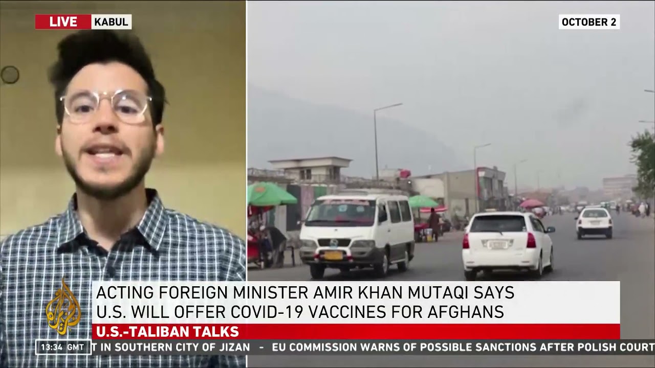 With Peter Dobbie on AlJazeera regarding the US/Taliban talks in Qatar