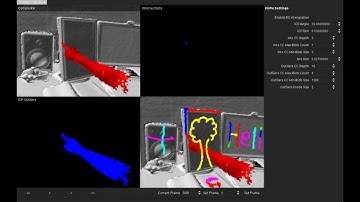 Human Interaction on Real-time Reconstructed Surfaces