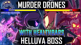 Helluva Boss V.S. Murder Drones with healthbars
