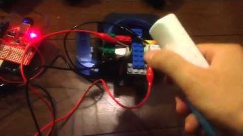 WiiリモコンでDCモーター制御。 #arduino #lego