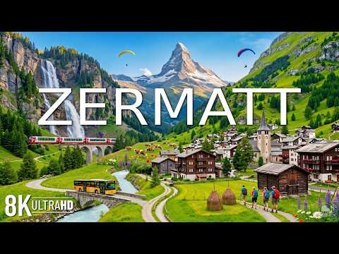 ZERMATT 8K UHD | Explore Switzerland's Most Beautiful Alpine Village | Switzerland 8K