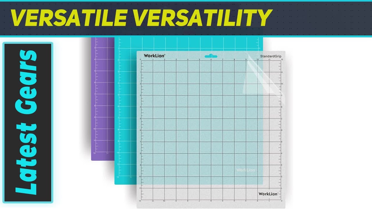 reviewWORKLION Cutting-Mat 12x12 Variety Pack: Best Adhesive Mats for Silhouette Cameo!