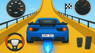 Monster Ramp Hyper Car Racing 3D – Ultimate Drift Challenge – Android Gameplay screenshot 3