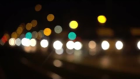 Bokeh Traffic Lights Stock Video