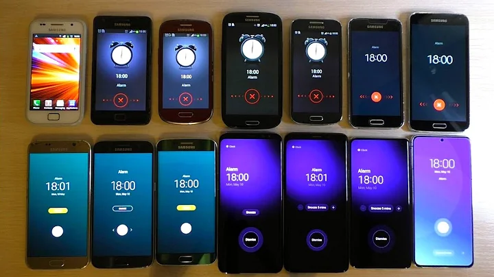 Samsung Galaxy S1-S21 Ringing Alarms at the Same Time - 天天要聞