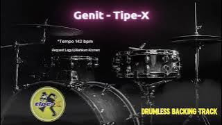 Genit - Tipe-X | Drumless Song with click