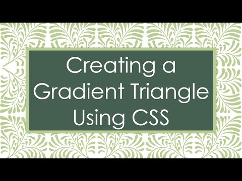 Creating a Gradient Triangle Using CSS