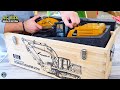 Full metal hydraulic rc excavator g101h yellow  from amewi unboxing