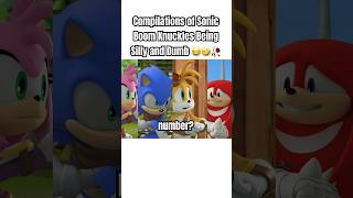 Compilations of Sonic Boom Knuckles Being Silly and Dumb 😂🤣🥀 #sonicthehedgehog #shorts #meme