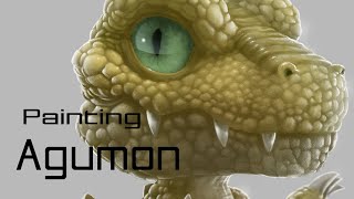 DIGIMON speedpainting - AGUMON