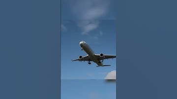Airbus A350 Hard Landing in Extreme Crosswind!