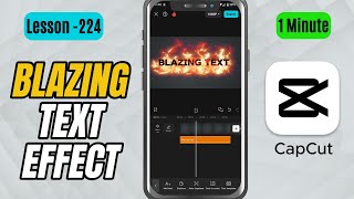 Эффектная текстовая анимация в CapCut Mobile — Урок 224. Учебное пособие по CapCut. screenshot 3