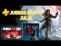 JUEGOS GRATIS PS PLUS JULIO 2020!!! - YouTube