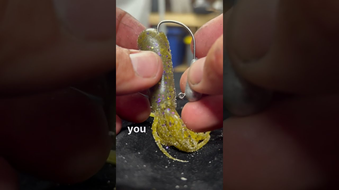 How To Rig A Weedless Tube Jig The Stupid 