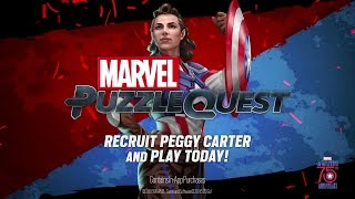 Recruit Peggy Carter in Marvel Puzzle Quest screenshot 2