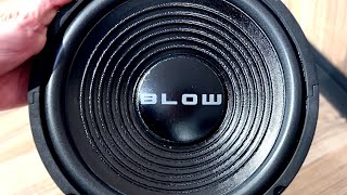 BLOW B-250 KUPIŁEM NAJTAŃSZE GŁOŚNIKI NISKOTONOWE ZA 59ZŁ TEST MAKSYMALNEGO WYCHYLENIA MEMBRAN