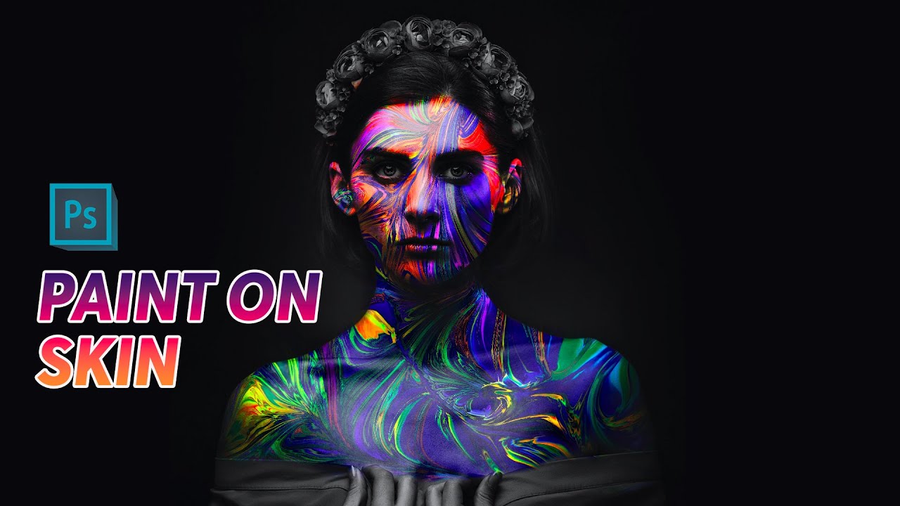 Learn how to paint on skin in YouTube