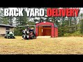 I Delivered A Tiny Garage The Perfect Back Yard Upgrade