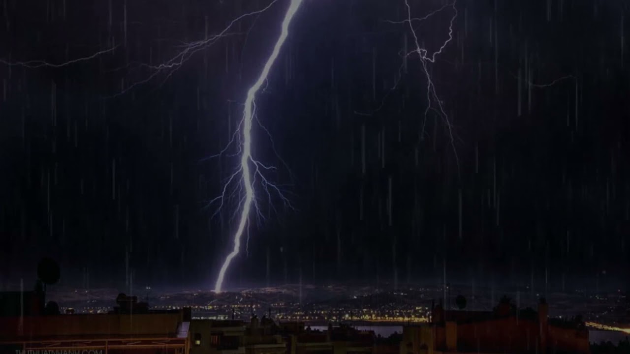 10시간 석모도 천둥번개빗소리 자연의소리 깊은잠 깊은수면유도 잠오는소리 백색소음 deep sleep wind rain white noise asmr 공부집중