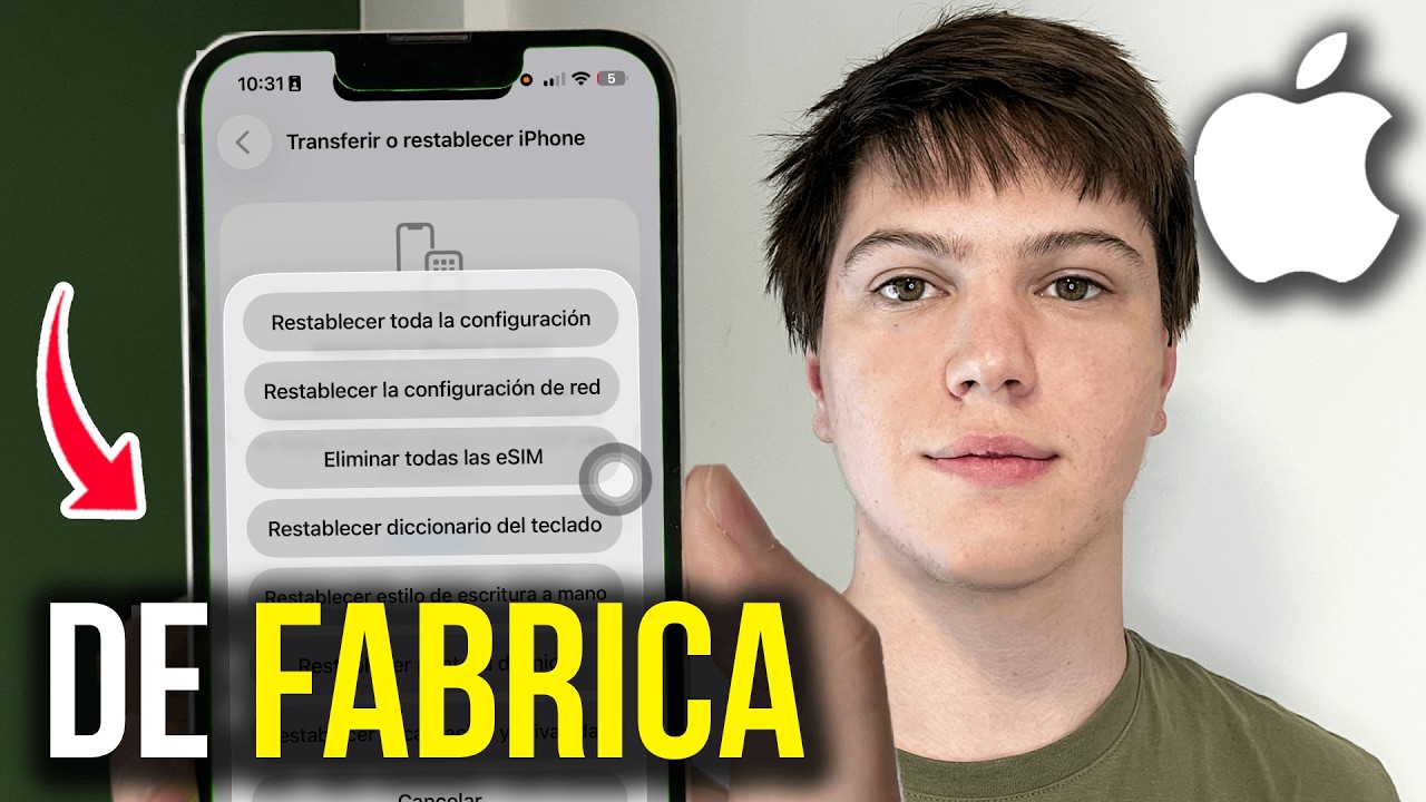 Como RESTABLECER un iPhone de FABRICA SIN PERDER DATOS - Paso a Paso ...
