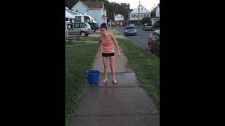 Ice Water Challenge With Baby Walking Into It
