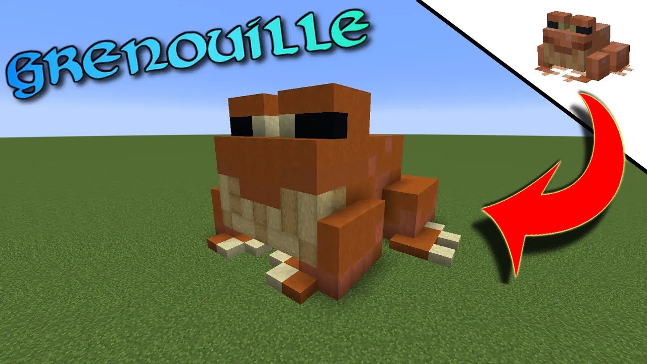 [TUTO] Comment faire une statue de la GRENOUILLE de Minecraft 🐸 - YouTube