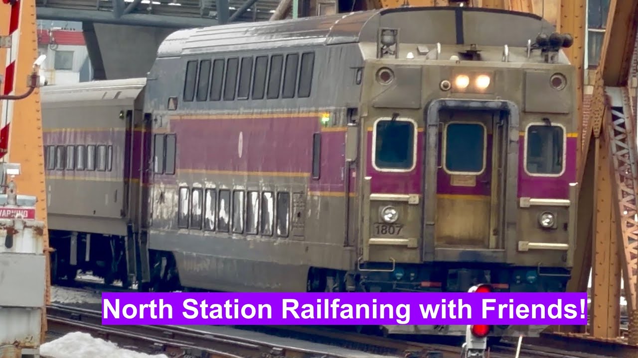 North Station Railfaning with friends!
