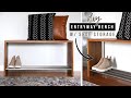 DIY Storage Bench (With Shoe Rack!)