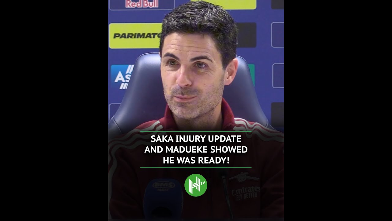 Arteta's INJURY update on Saka 🙏