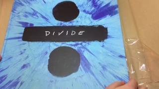 unboxing ed sheeran divide deluxe boxset