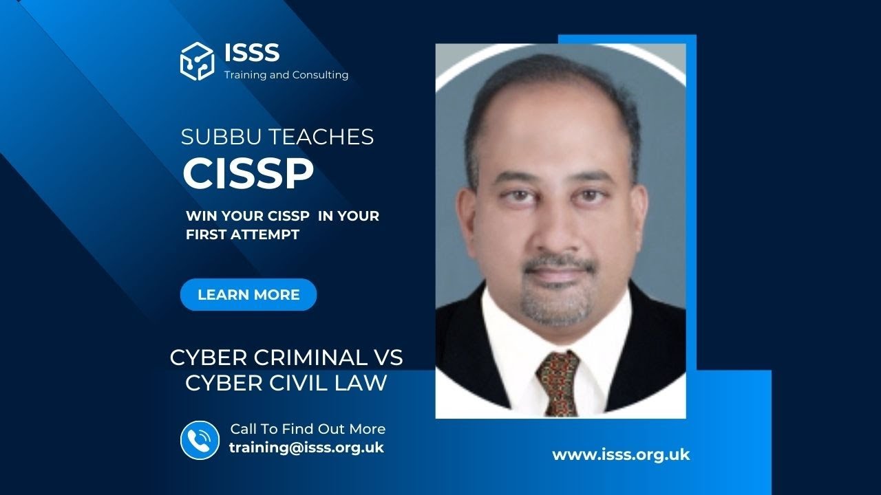 Subbu Teaches CISSP   Civil Law vs Criminal Law