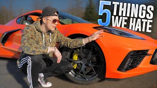 5 Things WE HATE about the 2020 Corvette C8!