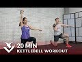 20 Minute Kettlebell Workout - HIIT Kettlebell Workouts for Fat Loss & Strength Exercises