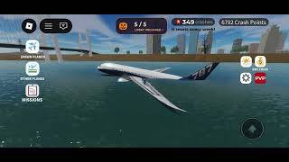 INSANE plane crashes in plane crash simulator Roblox