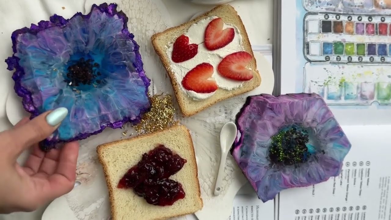 Удивительный  подстаканник из эпоксидной смолы