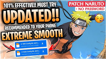 Updated Config ML Anti Lag Extreme Smooth 90FPS + Ping Booster Patch Naruto - Mobile Legends