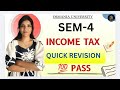 QUICK REVISION | INCOME TAX  | OU | SEMESTER-4 | TIPS &amp; TRICKS | @shivanipallela 