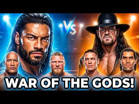Roman Reigns, The Rock & Brock Lesnar vs The Undertaker, John Cena & The Great Khali