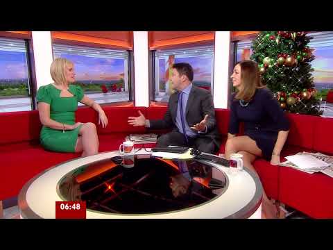 Sally Nugent Steph McGovern BBC Breakfast 31 Dec 2012