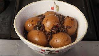 집 반찬 간장계란조림, 밥에 슥삭슥삭 먹으면 정말 맛있어요~