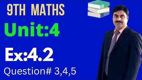 9th Mathematics Exercise 4.2  Algebraic Expressions & Algebraic Formulas  Questions:3,4,5