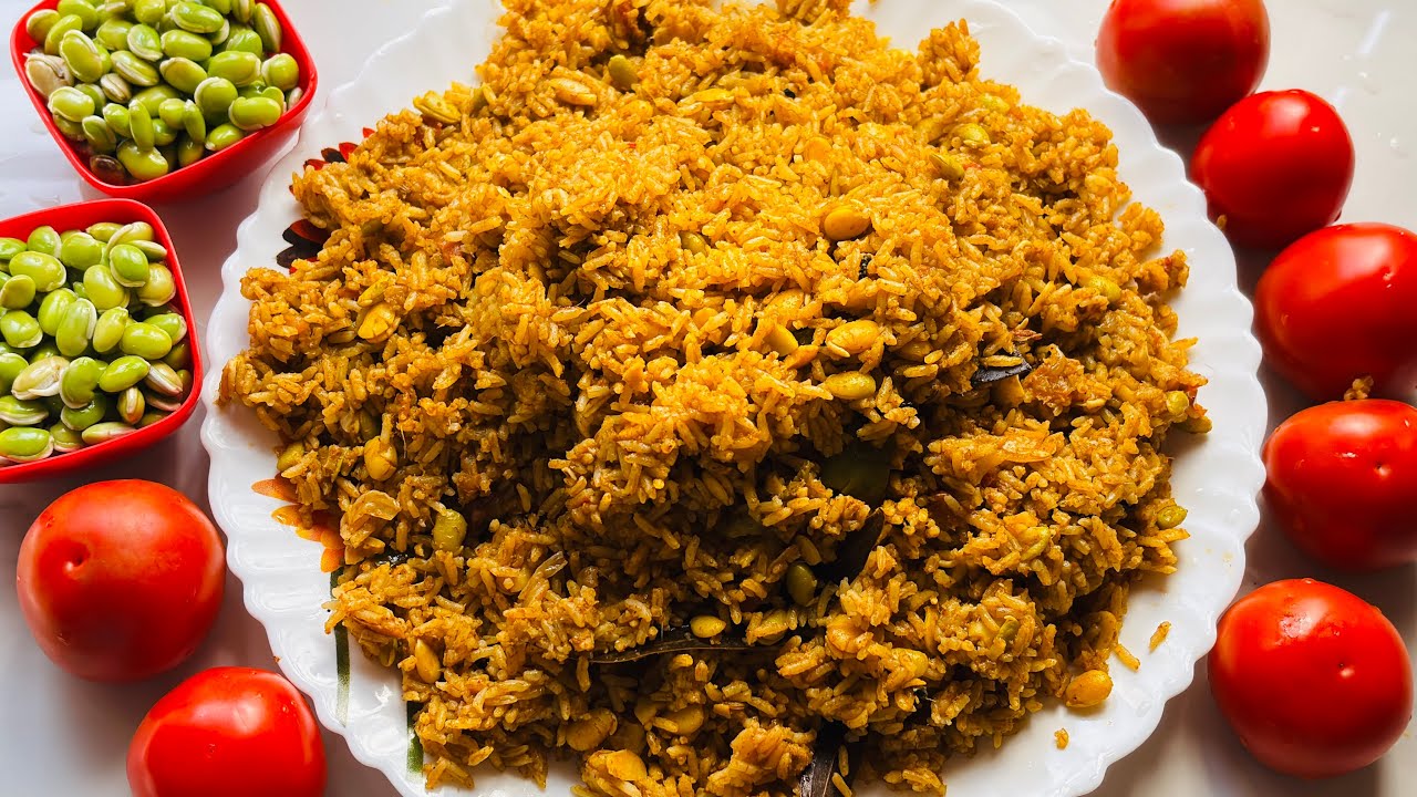 ಚಪ್ಪರಿಸುವ ರುಚಿಯಲ್ಲಿ ಹಿತಕಿದ ಅವರೆಕಾಳು ಟೊಮೇಟೊ ಬಾತ್ ಮಾಡುವ ವಿಧಾನ /avarekalu tomato bath / rice bath