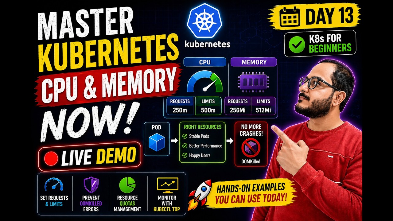 Master Kubernetes CPU & Memory Now! (Live Demo) | K8s for Beginners ...