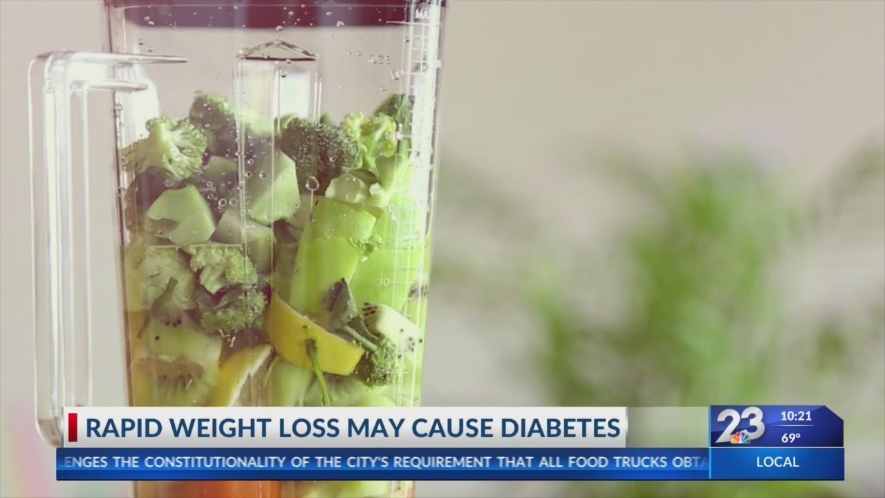 Rapid Weight Loss May Cause Diabetes