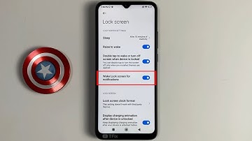 Wake up the lock screen to receive notifications on Poco C40 Android 11