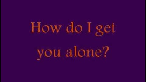 Heart - Alone (Lyrics)