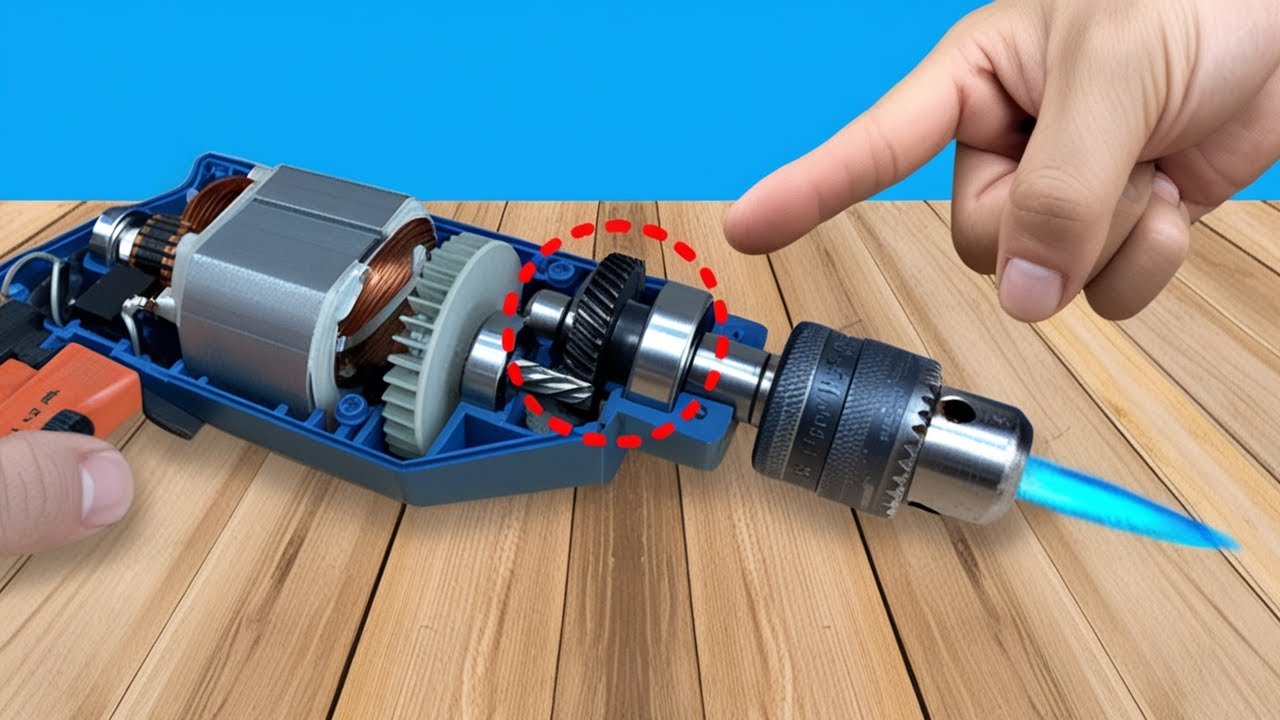 Shocking Invention of 60-Year-Old Citizen! Converting Hand Drill into Welding Machine