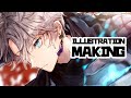 【イラストメイキング】甲斐田晴描いてみた【clipstudiopaint】