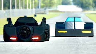 Batmobile 1989 vs Batmobile DC Comics at Old Monza screenshot 3
